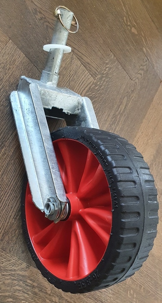 [WM814] Roue jockey simple pour chariot de mise à l'eau dériveurs
