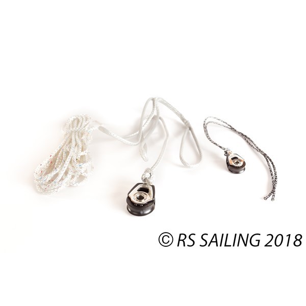 Racing outhaul system, RS Feva