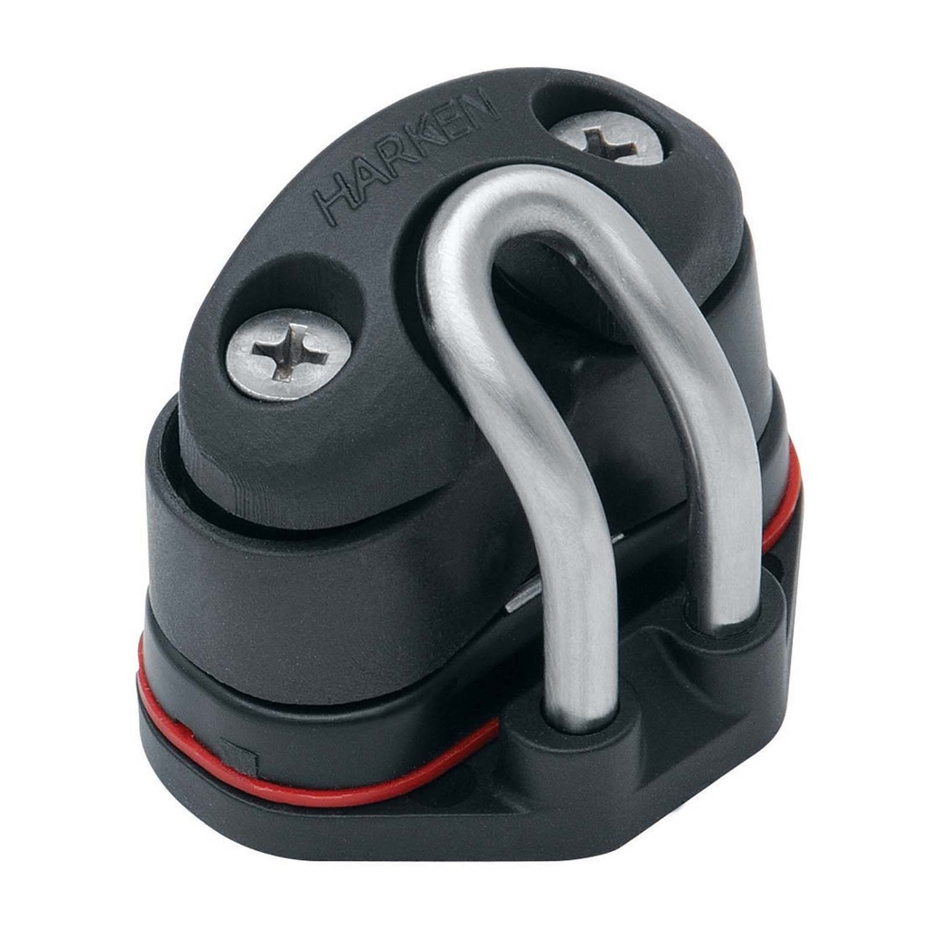 Kit cleat Carbo-Cam micro with fast release fairlead, fastener spacing 27mm