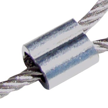 Presshülsen für Drahtseil 0.8mm, 10 Stücke