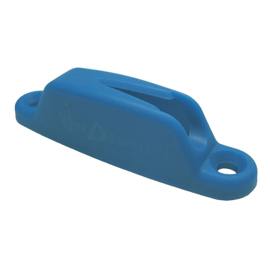 Klemme V aus Nylon für Schul- und Silber-Booms Optimist blau