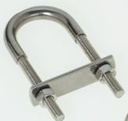 U Deckbügel aus rostfreiem 8mm, 10mm