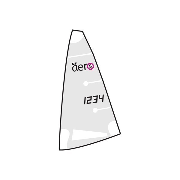 Voile "5" avec lattes, RS Aero