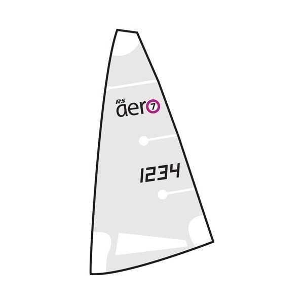 Sail "7" with battens, RS Aero