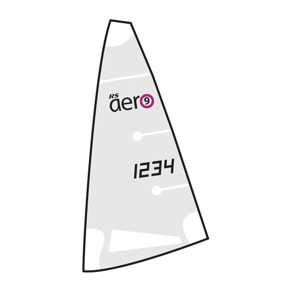 Sail "9" with battens, RS Aero