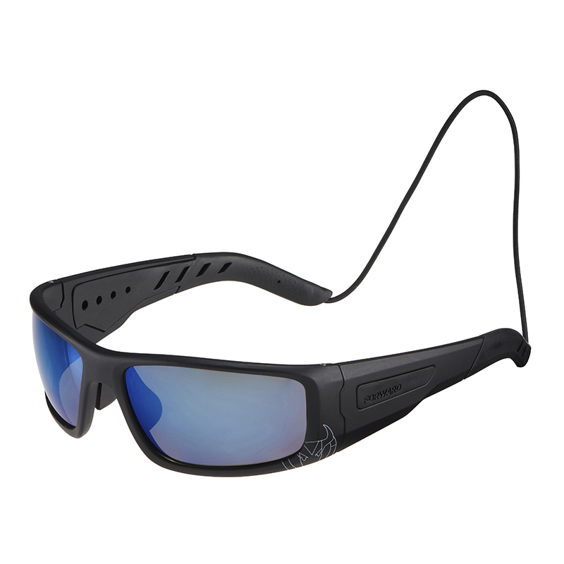 [F LUSOPO2222A-00759] Sunglass polarized Gust Evo black mat (L)