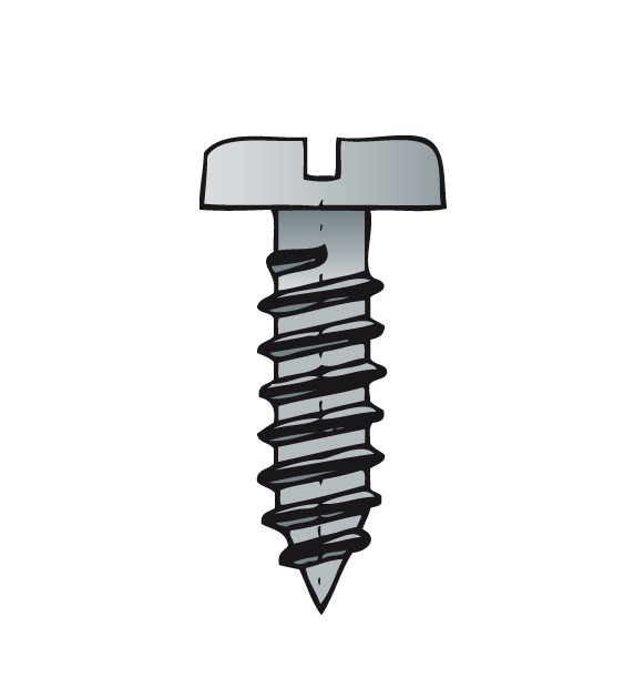 [XPC29-09] Vis Parker tête cylindrique fendue (2.9mm x 9mm)