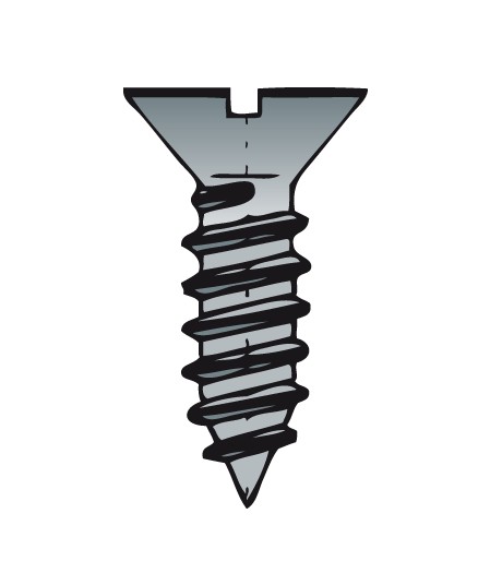 [XPF29-09] Vis Parker tête fraisée fendue (2.9mm x 9mm)