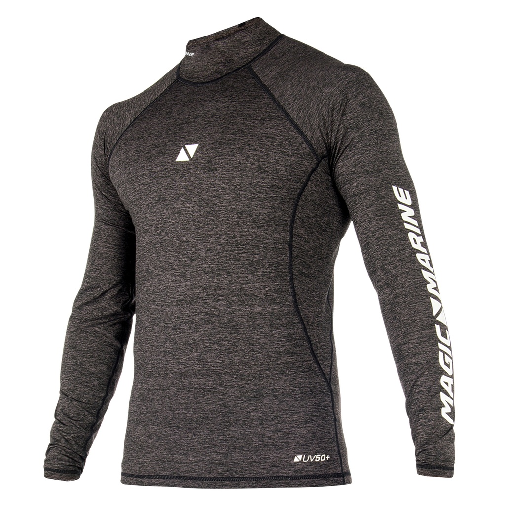 [MM15001.180041,900-XS] Top Rashvest Cube long sleeve (XS, noir)
