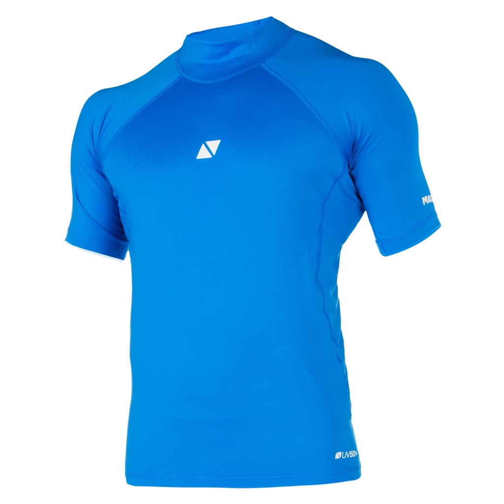 [MM15001.180042,400-S] Top Rashvest Cube, manches courtes (S, bleu)
