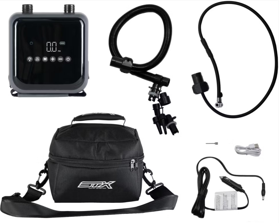 [C STX-PUMP] Elektropumpe 20 PSI mit Batterie für SUP / Paddel