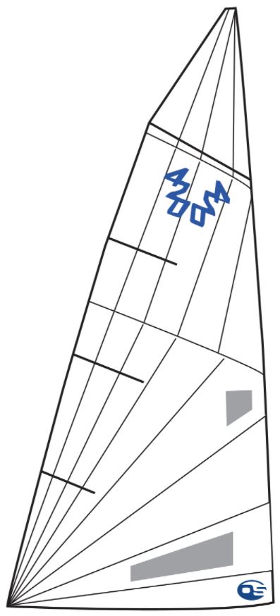 [OL-420-GV-MP2] Grosssegel 420 radial (Radial Power)