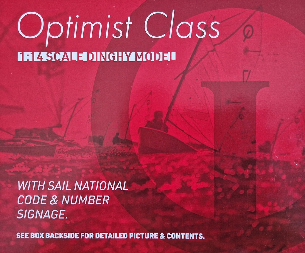 Optimist 1:14 model, to assemble