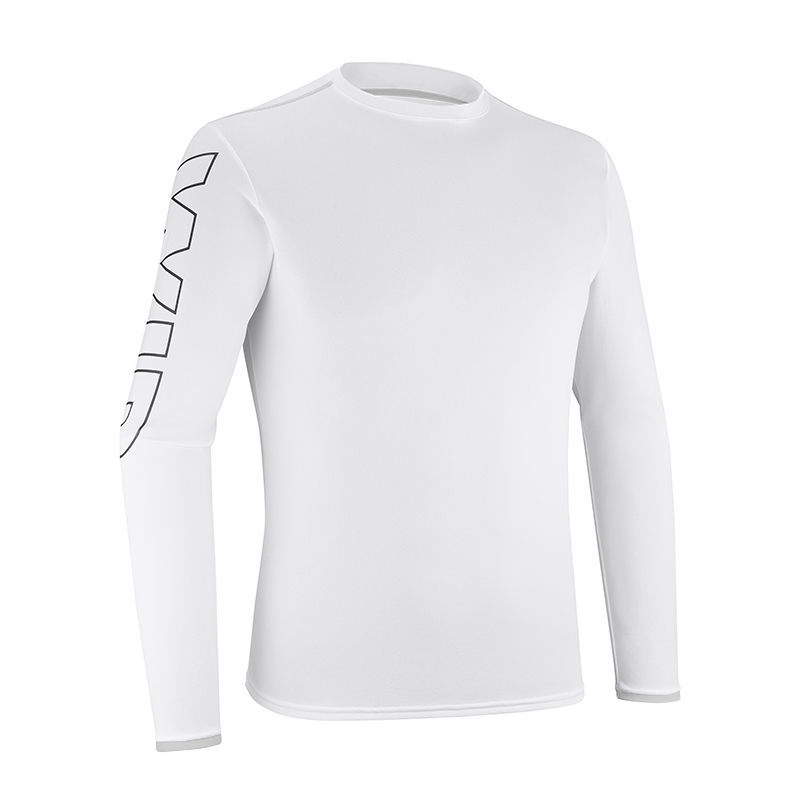 [F VELWIPYMCA,XS] T-shirt Quickdry long 2.0, Weiss (XS)