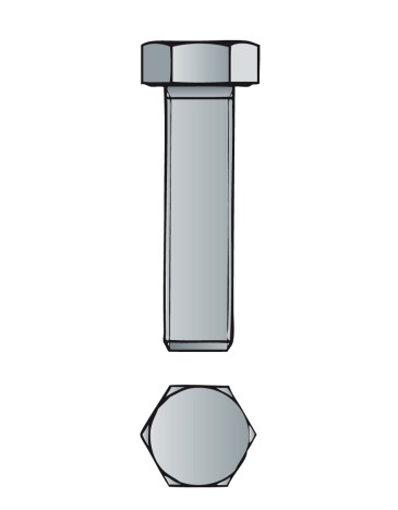 [XMH10120] Screw metric hexagonal head (10mm x 120mm)