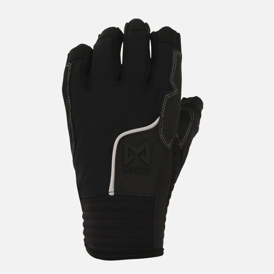 [MM041002,L] Gants Brand Gloves, doigts courts, noir (L)
