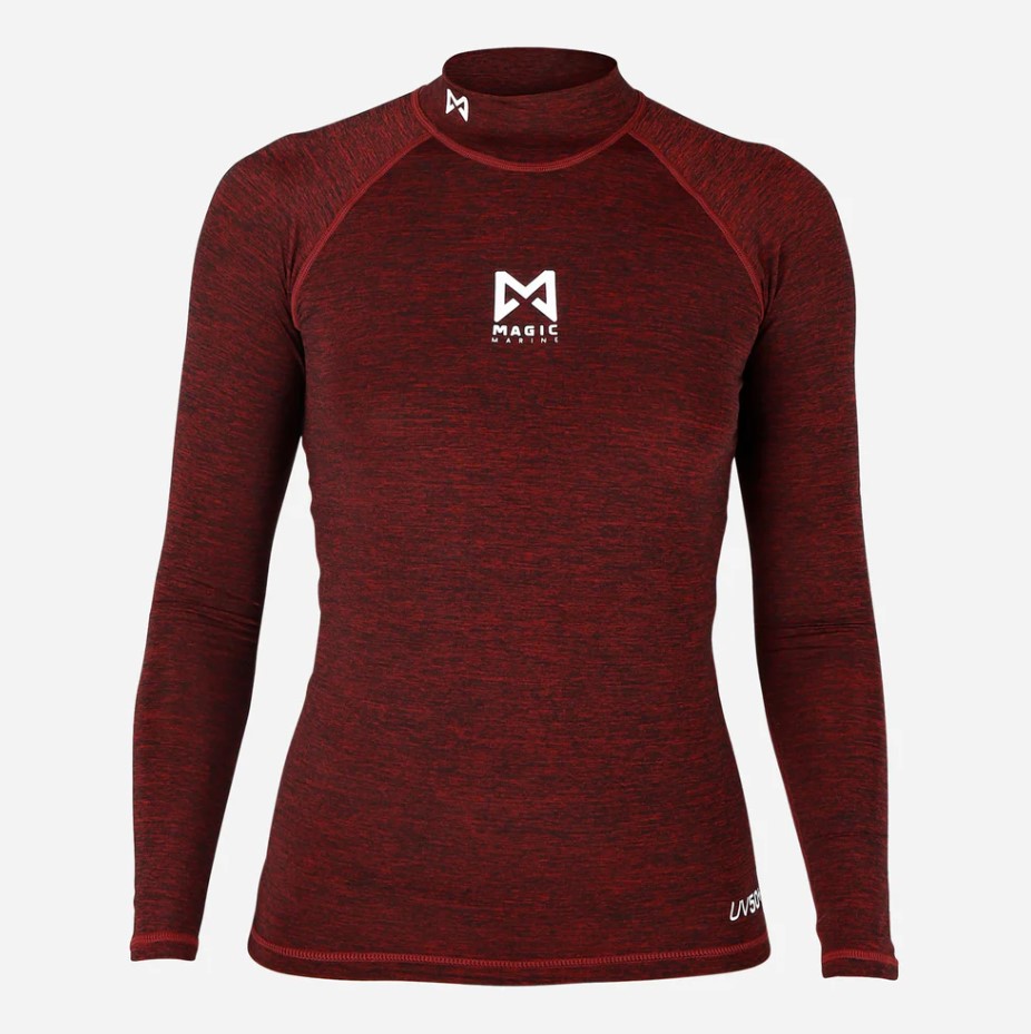 [MM081011,349-L] Cube Rashvest, manches longues, Rouge, Dame (L)