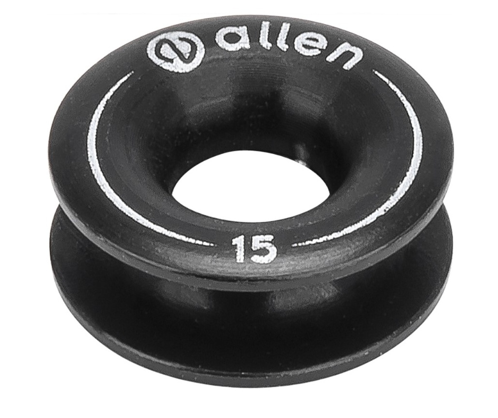 [A87-15] Ring low friction, aluminium (Noir, 15mm)