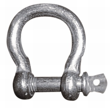 [BW633] Galvanised bow shackle (8mm)