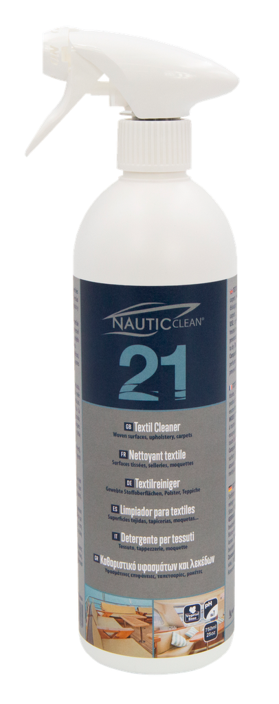 Nettoyant textile Nauti Clean 21, Vapo 0.75 lt