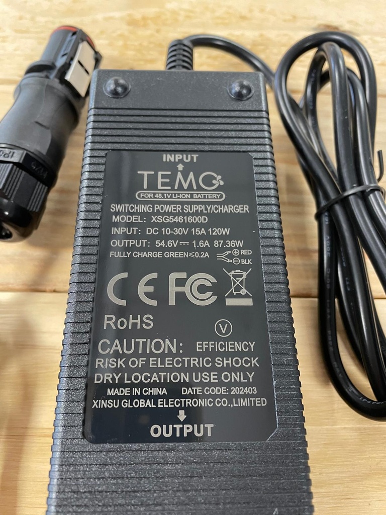 [TE-VEN_0202] Chargeur 12V pour Temo 1000