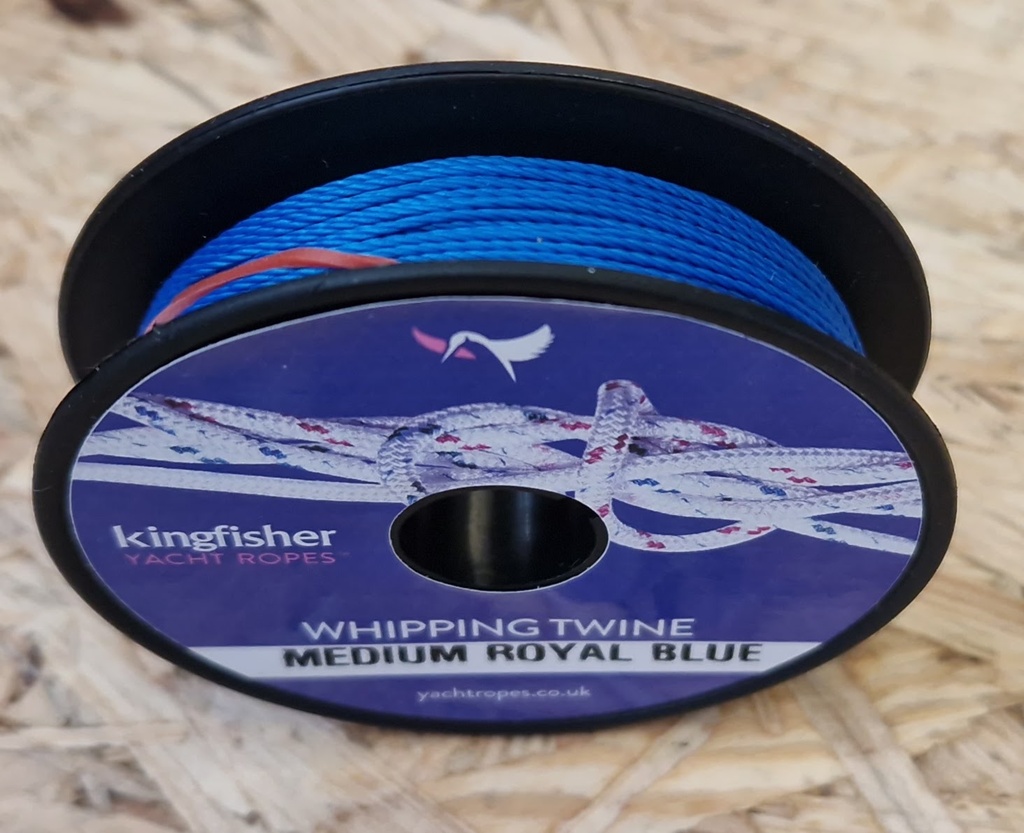 [KF-WT04BB] Takelgarn gewachst (blau, medium - 0.8mm)