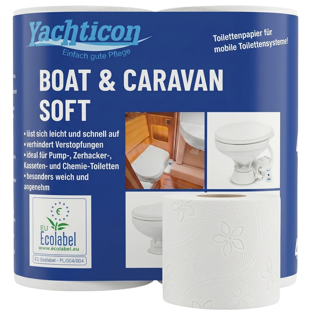 [NV01458] Papier toilette Boat & Caravan, 4 roul.