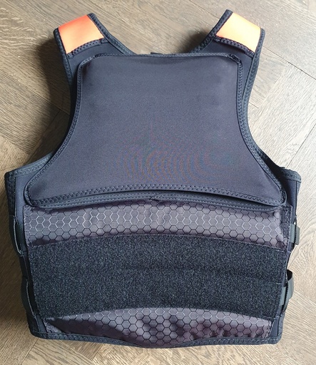 [F GILYDECO10,BLA-XL/XXL] Impact Vest Back Sleeve, Black, XL-XXL