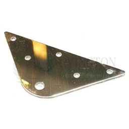 [OVCH3143] Lower gudgeon plate S/S