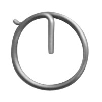 [BL070601] Ring split stainless steel 11 x 1mm