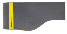 [ZK11G] Headband noeprene grey/yellow