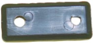 [SS1835] Cale pour ferrure de safran 2 trous, 1,5mm