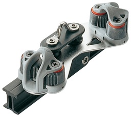 [RC61920] Traveller car i-beam system loop top with single control sheaves cam cleats serie 19