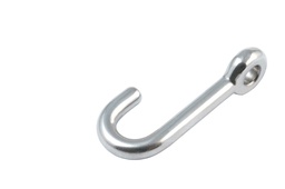 [A4969] Hook forged twisted stainless steel 5mm