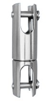 [RF078A] Wirbel Top kugelgelagert Gabel-Gabel 6,4mm