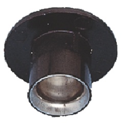 [R3034] Deckösen Edelstahl-Ringhalterung zur Befestigung an Deck durch Aufkleben 5mm schwarz