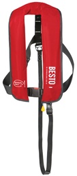[BE39163R] Buoyancuy vest Besto manual 165N red without harness