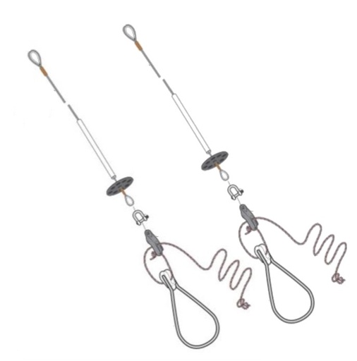 [RS-L2K-SP-904] Double trapezes pack for 2000 (ex Laser 2000)