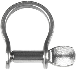 [RF636] Bugschäkel aus rostfreiem Stahl rund 8mm