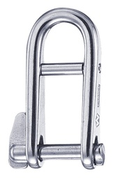 [WI81433] Schlüsselschäkel mit Steg aus rostfreiem Stahl rund 6mm