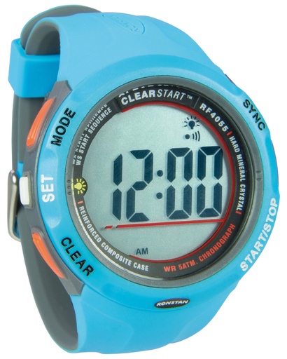 [RF4055B] Sailing watch "ClearStart" 50mm, blue/grey