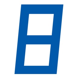 [EX1419BL] Computer sailnumber - 23 cm - blue