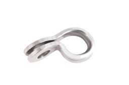 [A4038] Clip pressed P eye stainless steel lacing 3mm