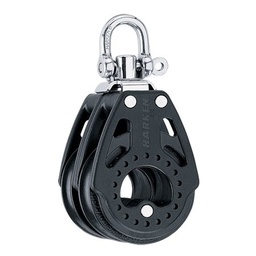 [HK2602] Block double Carbo with swivel 57mm