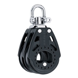 [HK2662] Block double Carbo with swivel 75mm