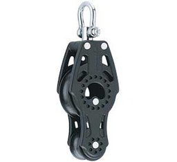 [HK2655] Block single Carbo fiddle with swivel 40mm