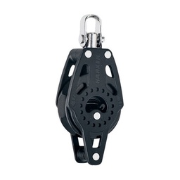 [HK2609] Block single Carbo Ratchet mit swivel and becket 40mm