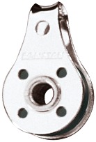 [RF667] Drahtseilblock einfach aus rostfreiem Stahl 19mm