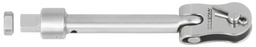 [RF148004] Turnbuckle body articulated, lock nut UNF ø 1/4&quot; stainless steel