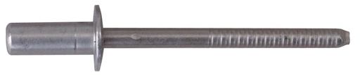 [BW835] Rivet tête ronde Ø 4.8mm longueur assemblage 5.0 - 6.5mm